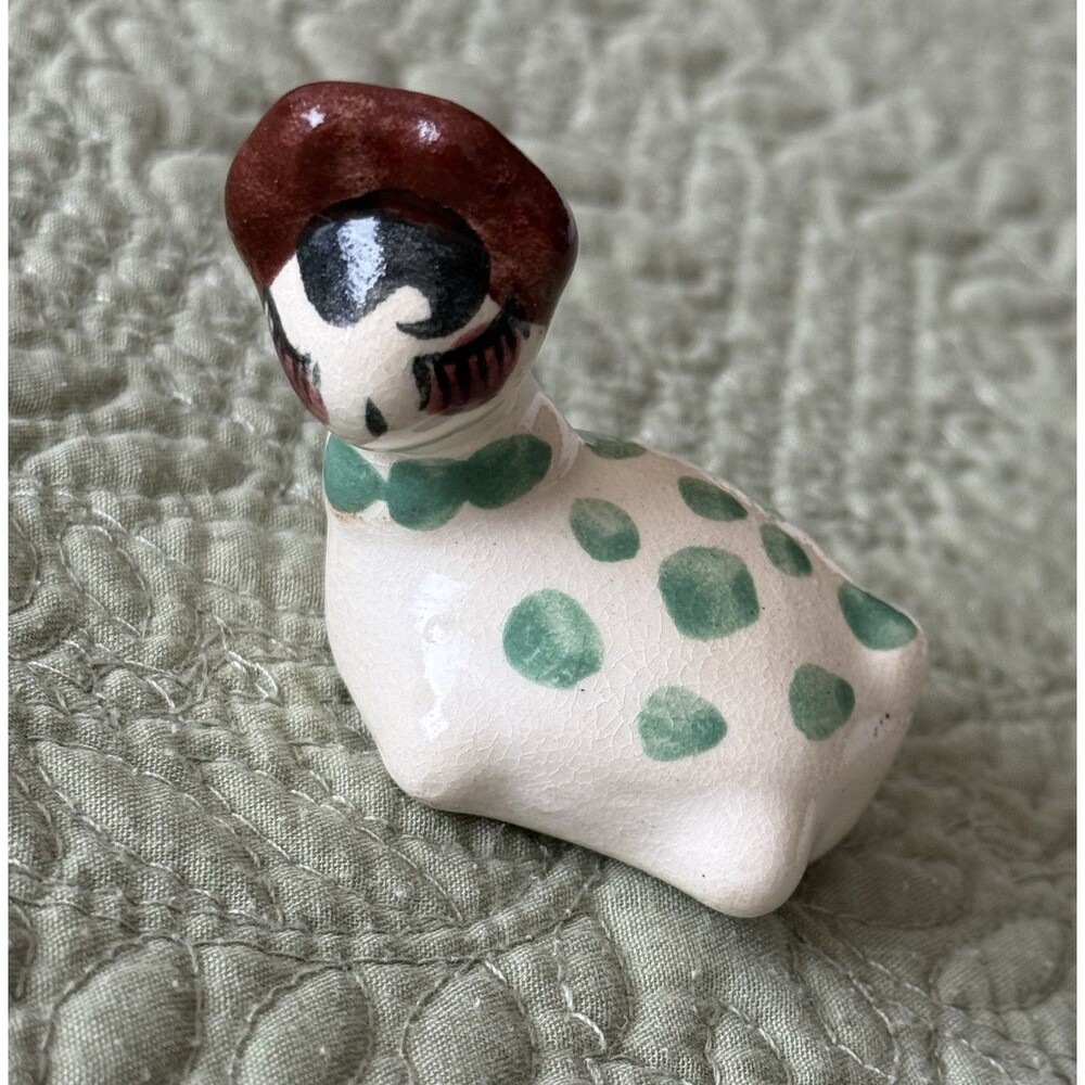 Rio‎ Hondo Pottery Ma Turtle Figure From 1940's, 1  3/4" Tall